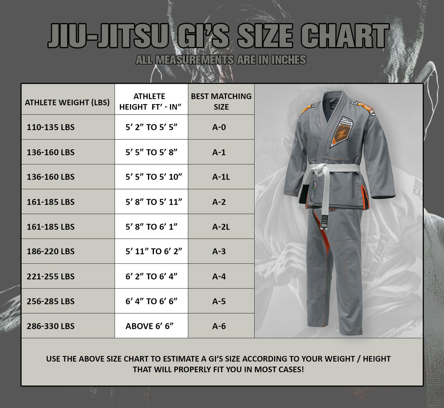 BJJ BOY - Pro Competition Jiu Jitsu Kimono Gi Uniform For Men Adult Athletes