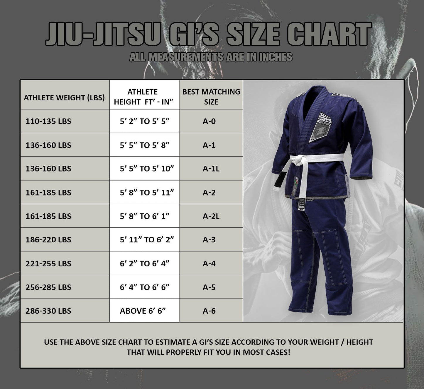 BJJ BOY - Pro Competition Jiu Jitsu Kimono Gi Uniform For Men Adult Athletes