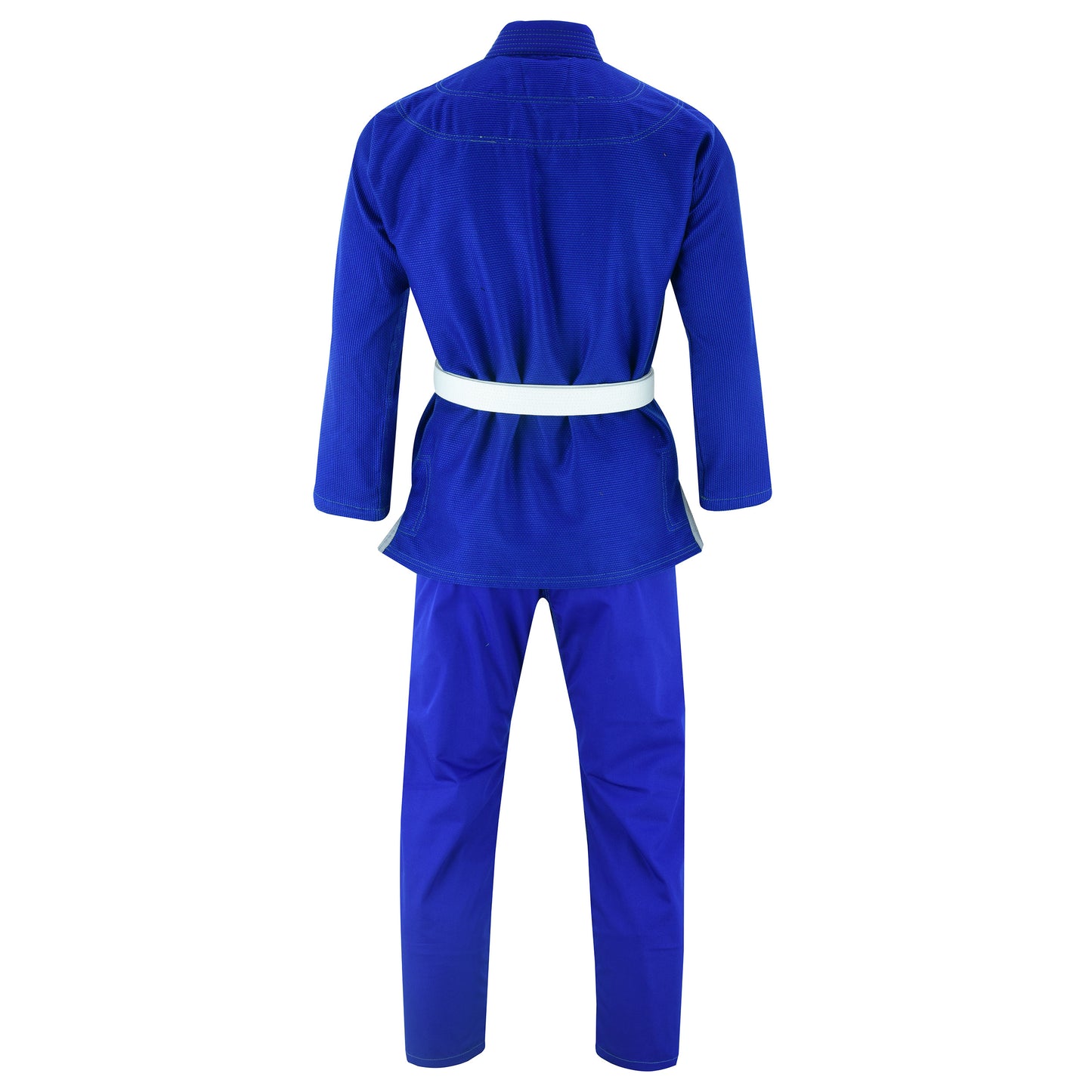 TRUESAGA - Regular Plain Jiu Jitsu Kimono Gi Uniform Deluxe BJJ Fabric - White Belt Included Kids & Adults Unisex