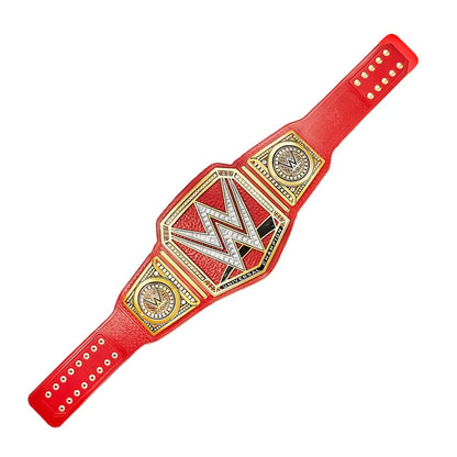 TRUESAGA - Universal Wrestling Championship Belt Class One Replica - Adult Waist Size Up to 46" - 2mm Metal Plate Genuine Leather Base