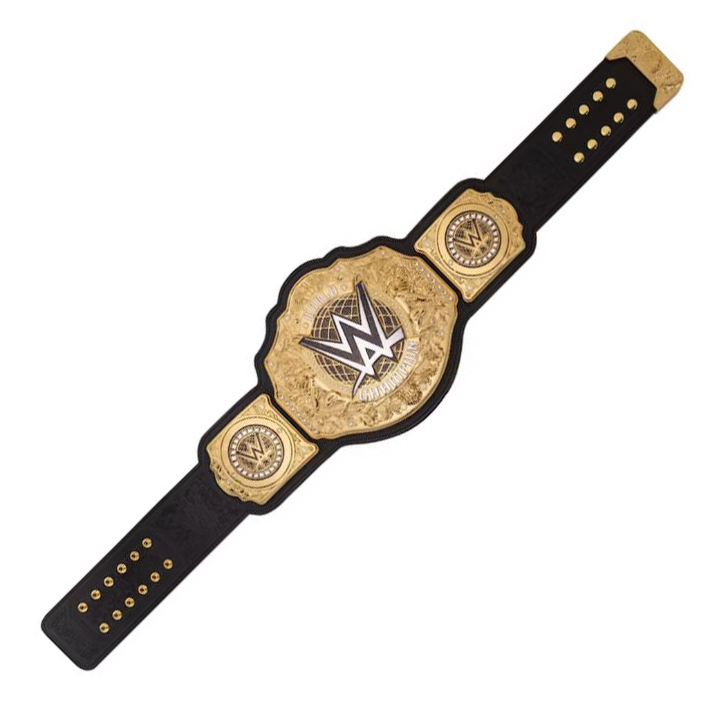 TRUESAGA - TRUE SAGA - World Champion 2023 Wrestling Belt Class One Replica - Adult Waist Size Up to 46" - 2mm Metal Plate Genuine Leather Base…