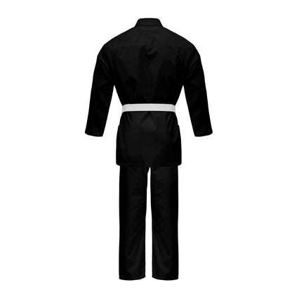 TRUESAGA - Regular Light Weight Karate Open Coat Uniform 8 Oz Cotton Poly Belt Included