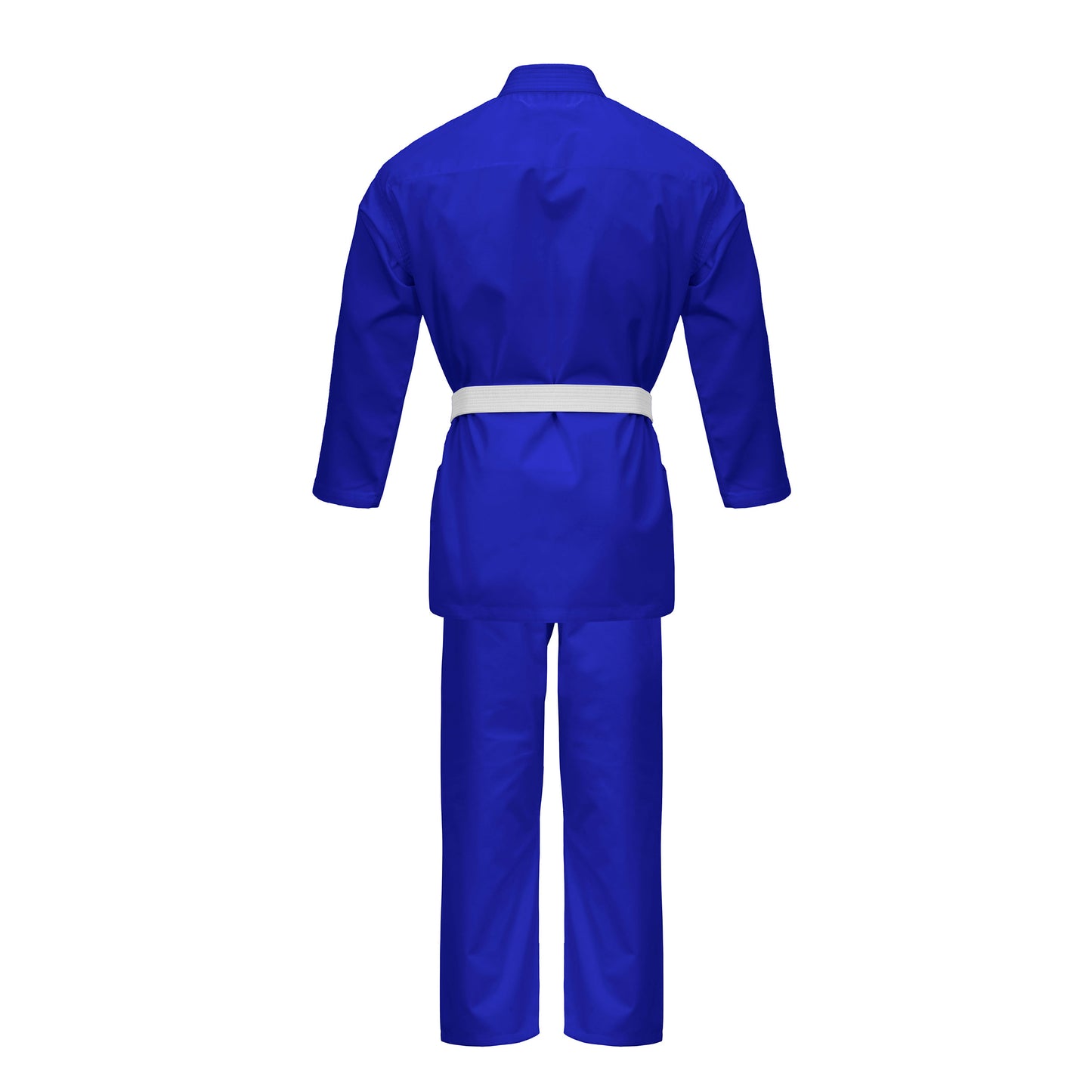 TRUESAGA - Regular Light Weight Karate Open Coat Uniform 8 Oz Cotton Poly Belt Included