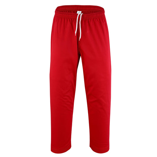 TRUESAGA - Solid Color Regular Karate Pants 8 Oz Cotton-Poly Light Weight Unisex