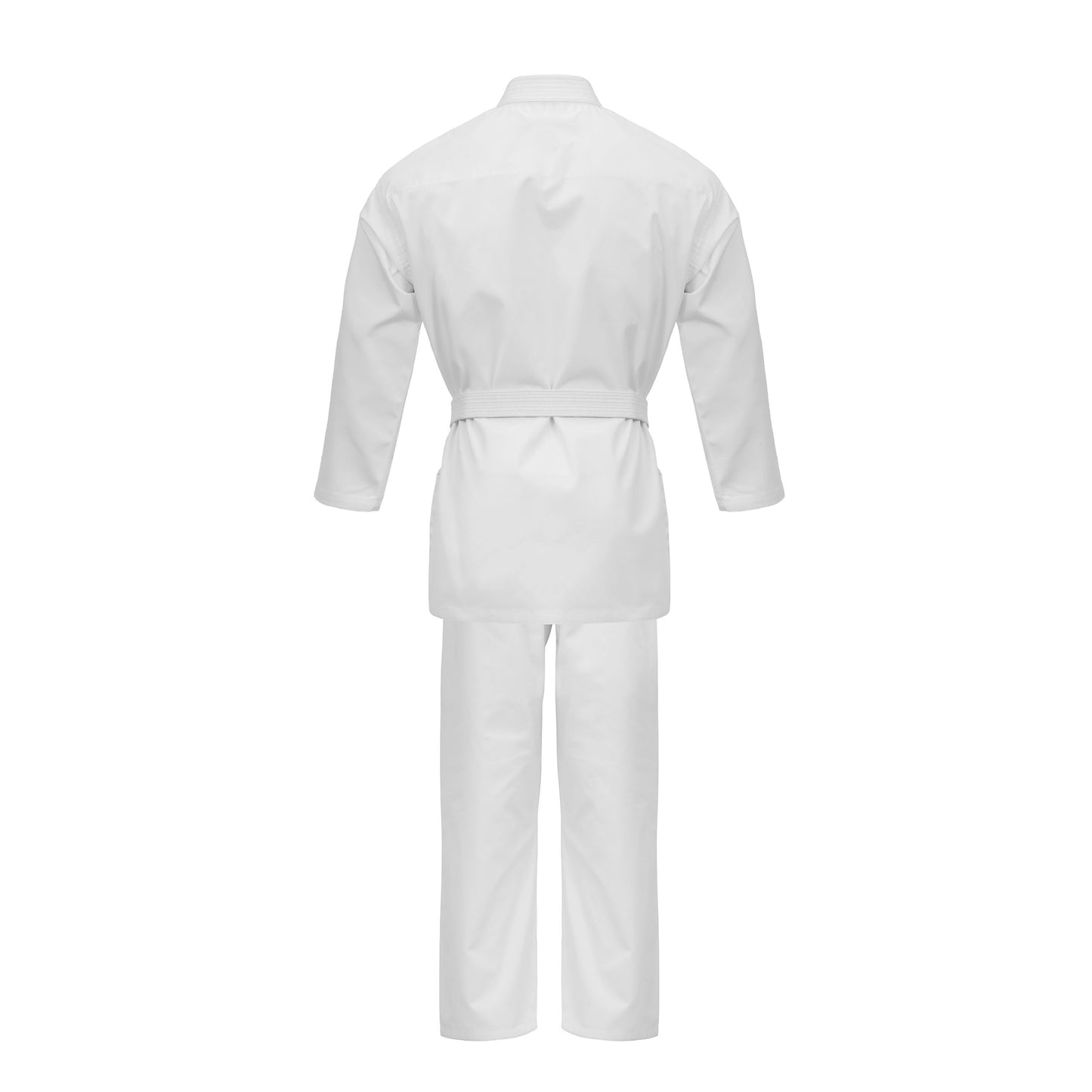 TRUESAGA - Regular Light Weight Karate Open Coat Uniform 8 Oz Cotton Poly Belt Included